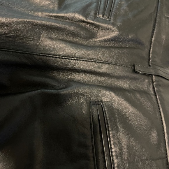 Rag & Bone Lamb Leather Culottes - Picture 3 of 11